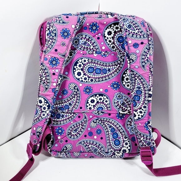 Vera Bradley Quilted Backpack Laptop Bag in Boysenberry - Picture 3 of 12